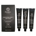 Rebel Barber Hair Color Light Brown 5 - Краска для волос 3шт по 40гр