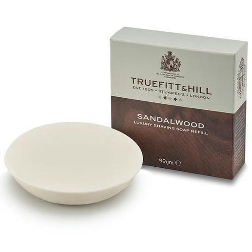 Truefitt and Hill Sandalwood Shaving Soap - Люкс-мыло для бритья Запасной блок 99 гр