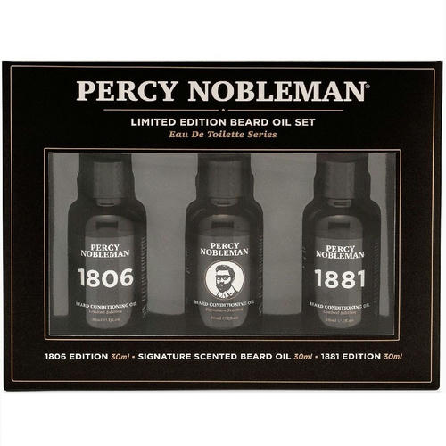 Percy Nobleman Limited Edition Beard Oil Set - Набор масел для бороды