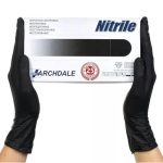 Перчатки нитрил Nitrile M черные