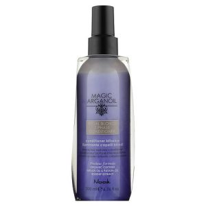 Нук Бессульфатный двухфазный кондиционер "Сияющий блонд" Hair Illuminating Biphasic Conditioner No Rise, 250 мл (Nook, Magic Arganoil)