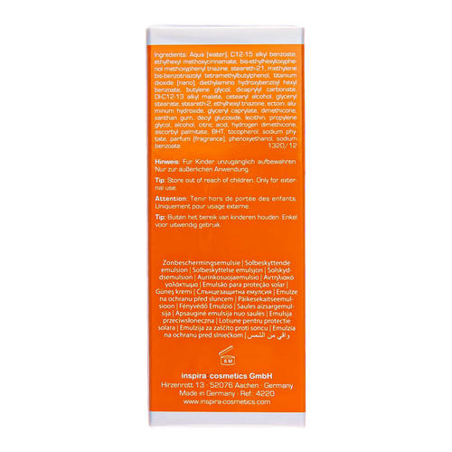 Инспира Косметикс Солнцезащитная эмульсия Sun Guard SPF 50, 50 мл (Inspira Cosmetics, Sun Line) — изображение 4