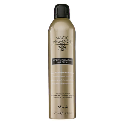 Нук Лак для объемных укладок волос Volumizing Hair Spray, 400 мл (Nook, Magic Arganoil)