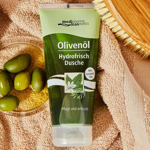 Медифарма Косметикс Гель для душа "Зеленый чай" 200 мл (Medipharma Cosmetics, Olivenol) — изображение 3