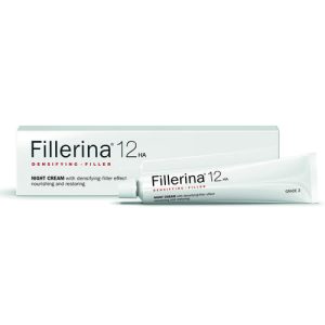 Филлерина Ночной крем для лица с укрепляющим эффектом уровень 3, 50 мл (Fillerina, 12 HA Densifying-Filler)