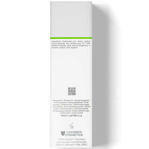 Янсен Косметикс Ультрамягкая очищающая пудра Gentle Cleansing Powder, 100 г (Janssen Cosmetics, Combination skin) — изображение 4