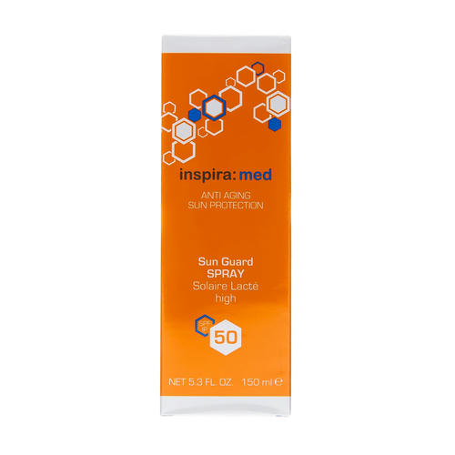 Инспира Косметикс Солнцезащитный лосьон-спрей SPF 50 Sun Guard Spray, 150 мл (Inspira Cosmetics, Inspira Med) — изображение 2
