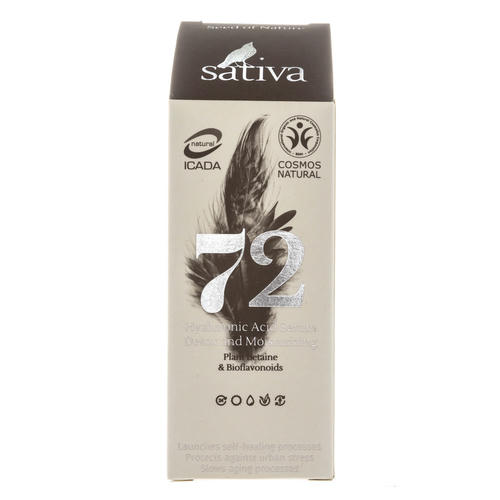 Сатива Сыворотка гиалуроновая №72, детокс и увлажнение 30 мл (Sativa, Anti Age) — изображение 2