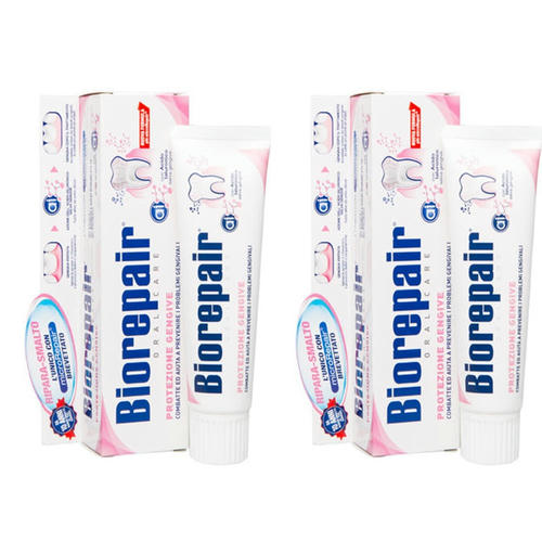 Биорепейр Набор Gum Protection Зубная паста для защиты десен 75 мл*2 штуки (Biorepair, Ежедневная забота)