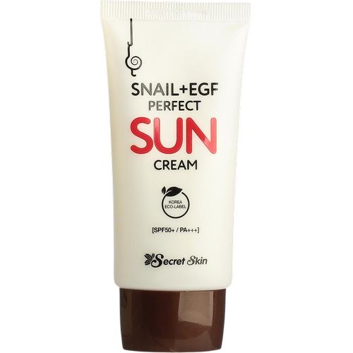 Secret Skin Snail+EGF Крем солнцезащитный Spf 50+++ Secretskin Snail+Egf Perfect Sun Cream