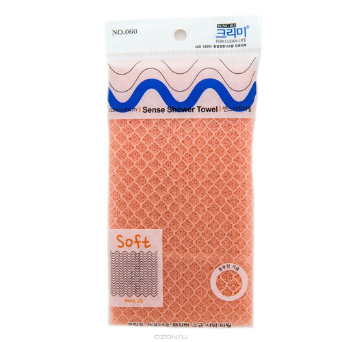 Sung bo Cleamy Clean&Beauty Мочалка для душа (28х95) Sense Shower Towel — изображение 2