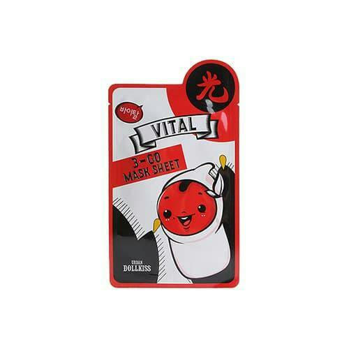 Baviphat Маска на тканевой основе Urban Dollkiss 3-Go Mask Sheet_vital
