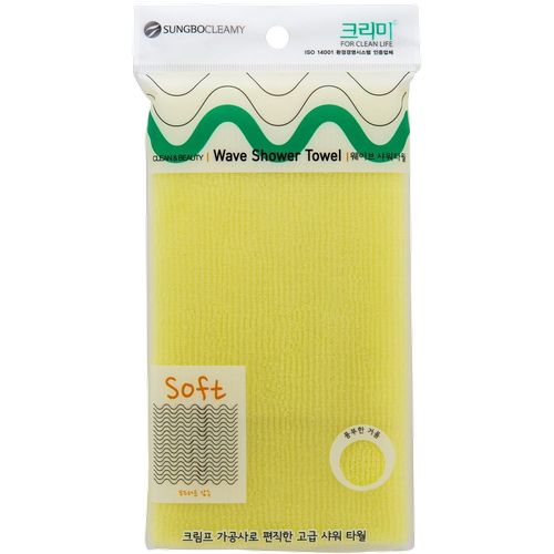 Sung bo Cleamy Clean&Beauty Мочалка для душа (28х95) Wave Shower Towel