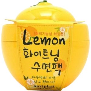 Baviphat Urban Dollkiss New Tree Lemon Vitamin Whitening Sleeping Pack Маска ночная осветл. лимон