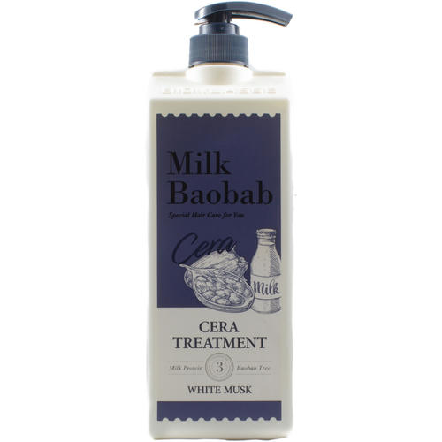 Milk Baobab Cwm Бальзам для волос с керамидами с ароматом белого мускуса Cera Treatment White Musk