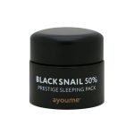 Ayoume Black Snail Маска ночная для лица с муцином черной улитки Ayoume Black Snail Prestige Sleeping Pack