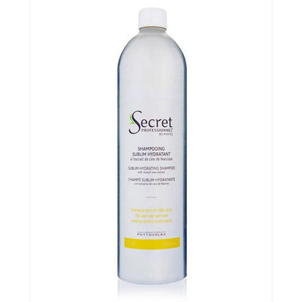 Kydra Secret Professionnel Shampooing Sublim Hydratant - Активно-увлажняющий шампунь с восковым экстрактом нарцисса для сухих/тонких волос (упаковка Alum) 1000 мл
