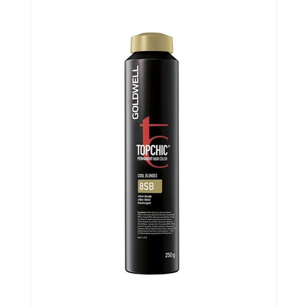 Goldwell Topchic - Краска для волос 8SB серебристый блондин 250 мл