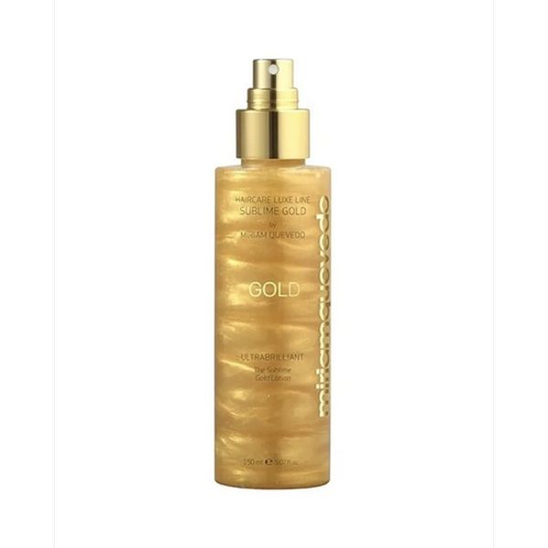 Miriamquevedo Ultrabrilliant The Sublime Gold Lotion - Золотой спрей-лосьон для ультра блеска волос 150 мл
