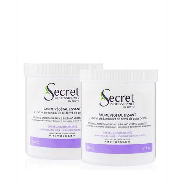 Kydra Secret Professionnel Baume Vegetal Lissant - Бальзам с экстрактом мякоти бамбука для всех типов волос 2х500 мл