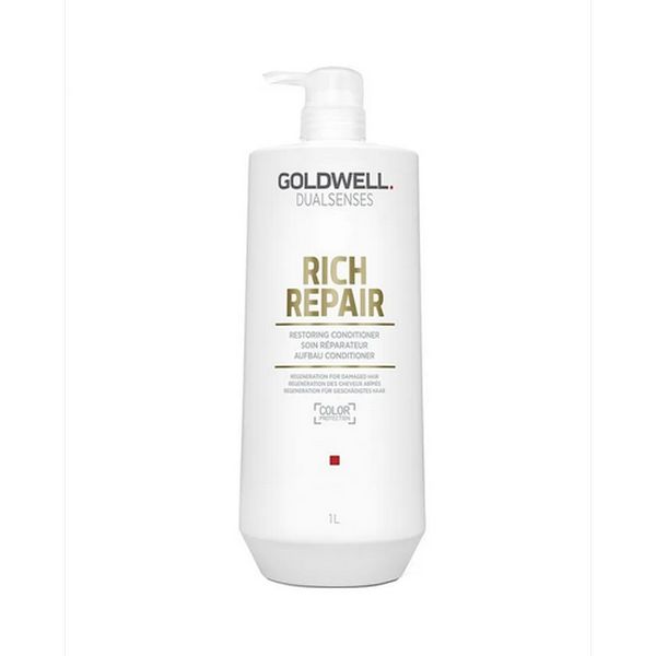 Goldwell Dualsenses Rich Repair Restoring Conditioner - Кондиционер против ломкости волос 1000 мл