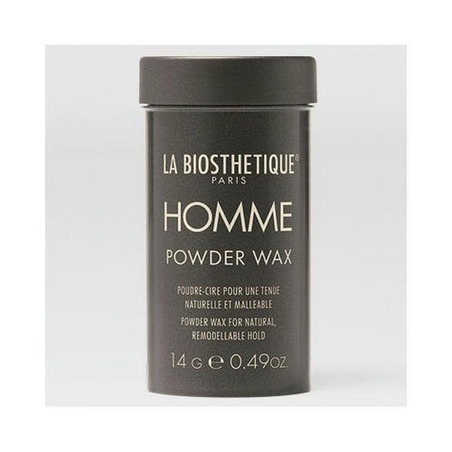 La Biosthetique Homme Powder Wax - Моделирующая паста-тянучка для волос с атласным блеском 14 г