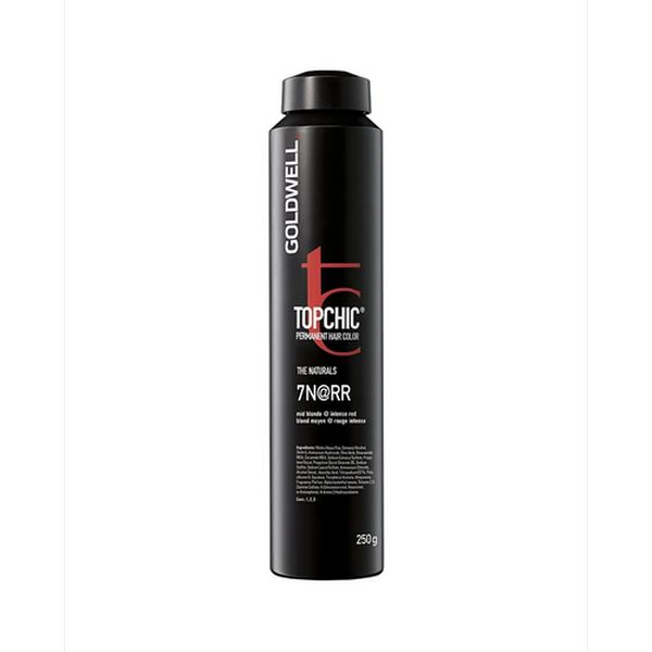 Goldwell Topchic - Краска для волос 7N@RR средний блонд с интенсивно-красным сиянием (русый аметист) 250 мл