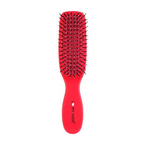 Парикмахерская щетка I LOVE MY HAIR "Spider Soft" 0409-1503S-081503 красная матовая S