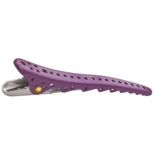 Зажимы Y.S.Park Shark Clip YS-11*08 (8 шт.) фиолетовые