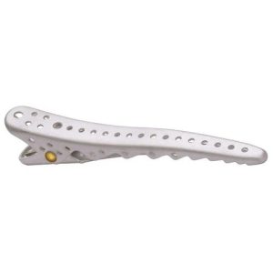 Зажимы Y.S.Park Shark Clip YS-12*08 (8 шт.) серебряные