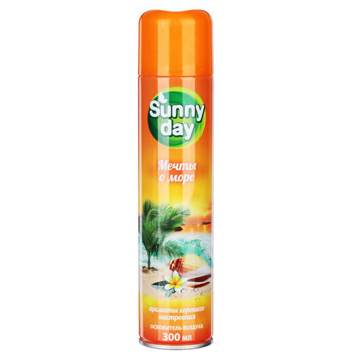 Освежитель воздуха SUNNY DAY аэрозоль, антитабак сочный цитрус/мечты о море, 300мл — изображение 2