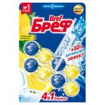 Блок для унитаза BREF 2х50гр лимонная свежесть, 100г