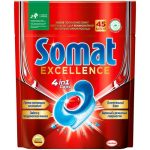 Капсулы для посудомоечных машин SOMAT экселленс 4В1, 45шт