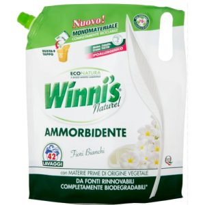Гипоаллергенный ополаскиватель для стирки Winni's Ammorbidente Белые цветы, 1470мл 42 стирки