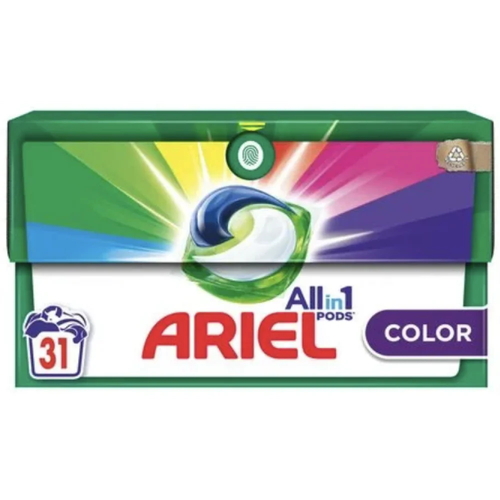 Капсулы для стирки Ariel Pods All in 1 для цветного белья 31 шт