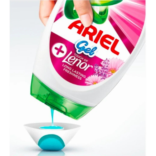 Гель для стирки универсальный Ariel Gel +Touch of Lenor Long Lasting, 38 стирок — изображение 2
