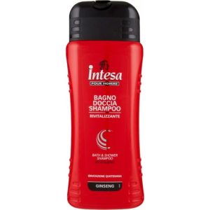 Шампунь и гель душ 2 в 1 для тела и волос мужской Intesa Ginseng 500 мл