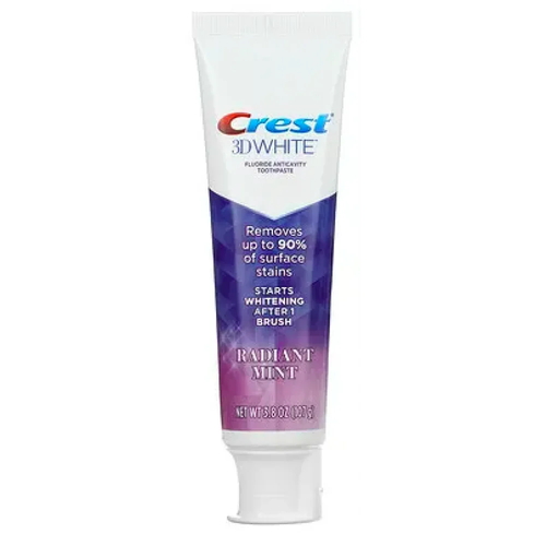 Зубная отбеливающая паста Crest 3d White Radiant Mint 76 г