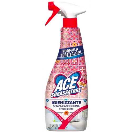 Универсальный анти-жир ACE Sgrassatore Igienizzante без отбеливателя 500 мл, Италия