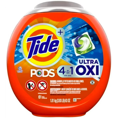 Капсулы для стирки Tide Power Pods Ultra Oxi 61 штук
