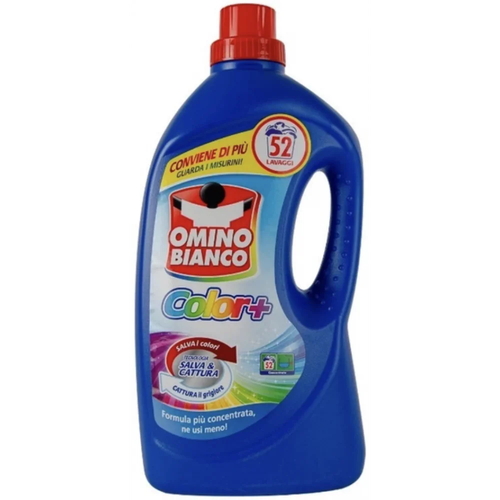 Гель для стирки цветных вещей Omino Bianco Color+ 2600 мл 52 стирки