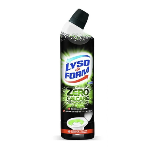 Средство для мытья унитаза Lysoform WC Zero Calcare Lime, против накипи, Лайм, 750 мл