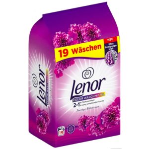 Порошок для стирки цветных вещей Lenor аметист Цветок мечты 1,235 кг, 19 стирок