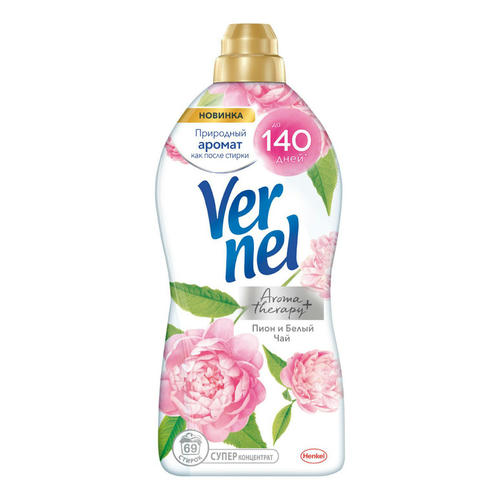 Кондиционер для белья Vernel Пион и белый чай, 1740мл 1 шт