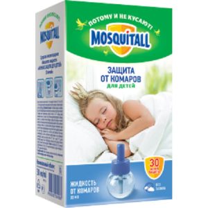 Жидкость Mosquitall от комаров нежная защита для детей 1 шт