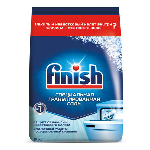 Соль Finish для посудомоечной машины 3 кг 1 шт