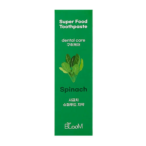 Паста зубная `BLOOM` SUPER FOOD Шпинат 100 г
