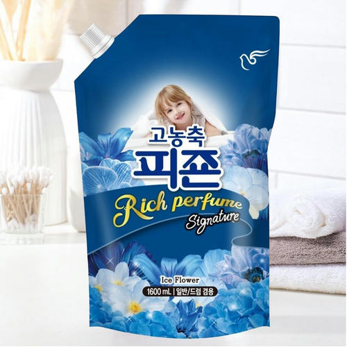 PIGEON Концентрированный кондиционер для белья / Rich Perfume Signature Ice Flower, 1600 мл — изображение 2