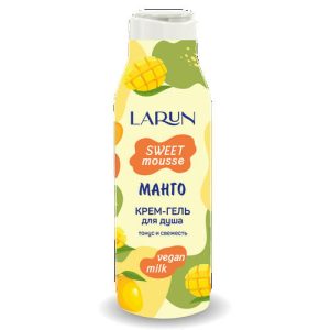 Гель-крем для душа Larun Sweet mousse Манго, 400мл