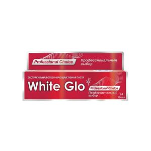 Зубная паста White Glo, отбеливающая профессиональный выбор, 24г